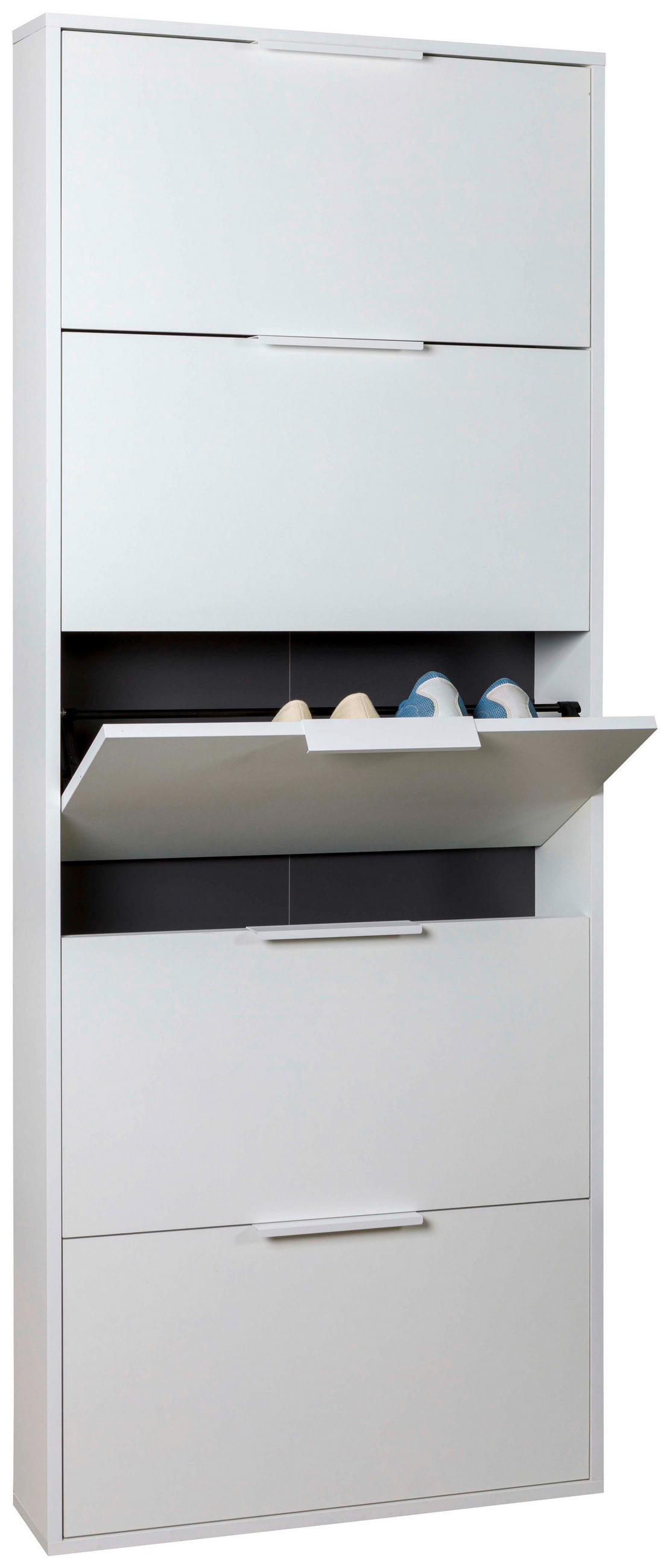 ORMARIĆ ZA OBUĆU   drvni materijal     - bijela, Design, drvni materijal (65/173,5/15cm) - Carryhome