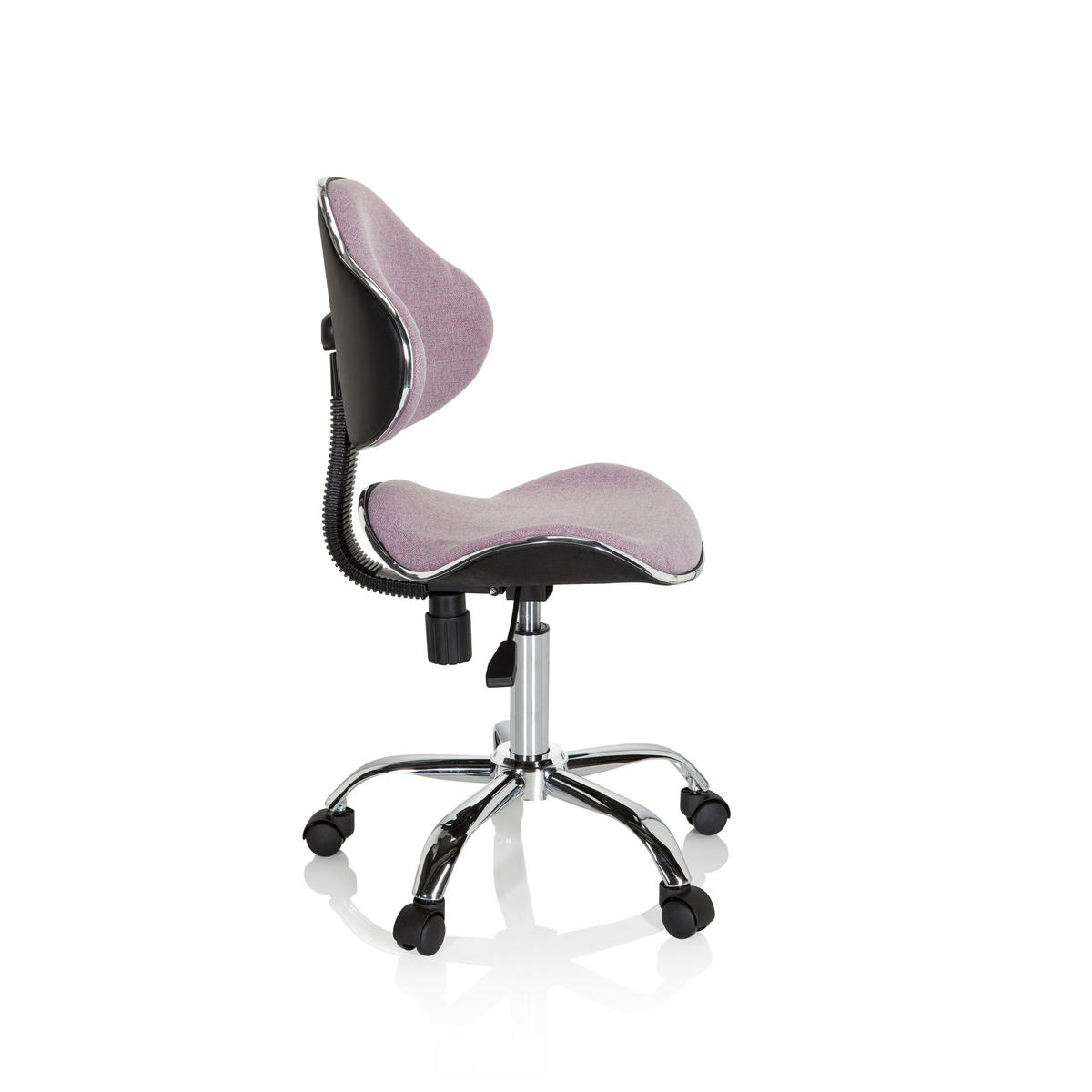 OTOČNÁ ŽIDLE PRO MLÁDEŽ, růžová - růžová, Basics, plast (47/87-98/49cm) - MID.YOU