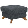 HOCKER in Textil Dunkelgrau  - Eichefarben/Dunkelgrau, Modern, Holz/Textil (65/47/65cm) - Valnatura