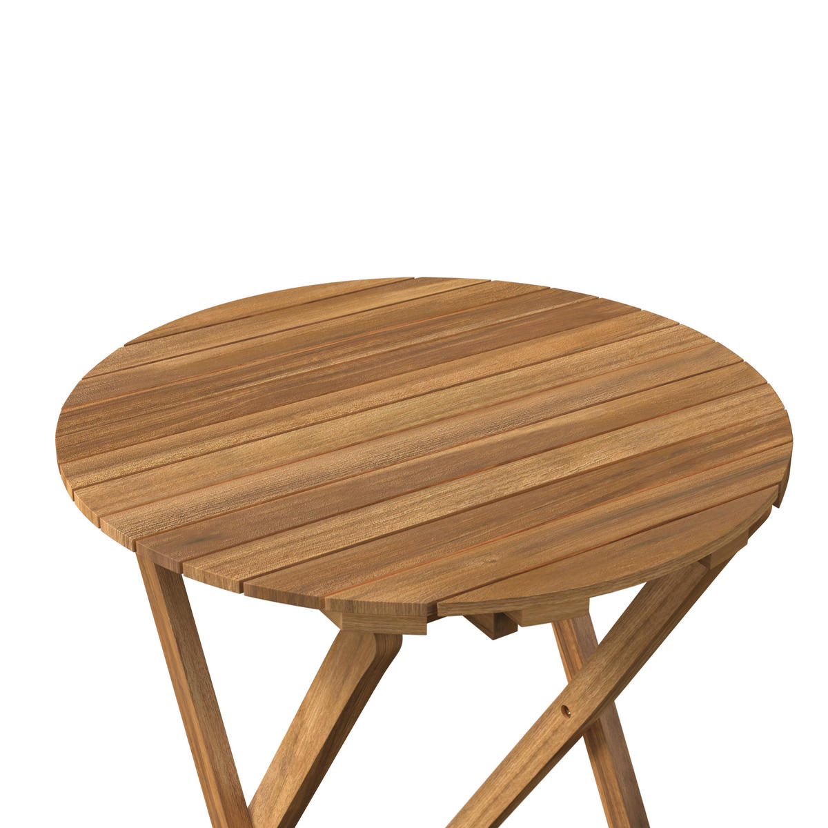 BALKONSET   - Akaziefarben, MODERN, Holz (57/57/74cm) - Ambia Garden
