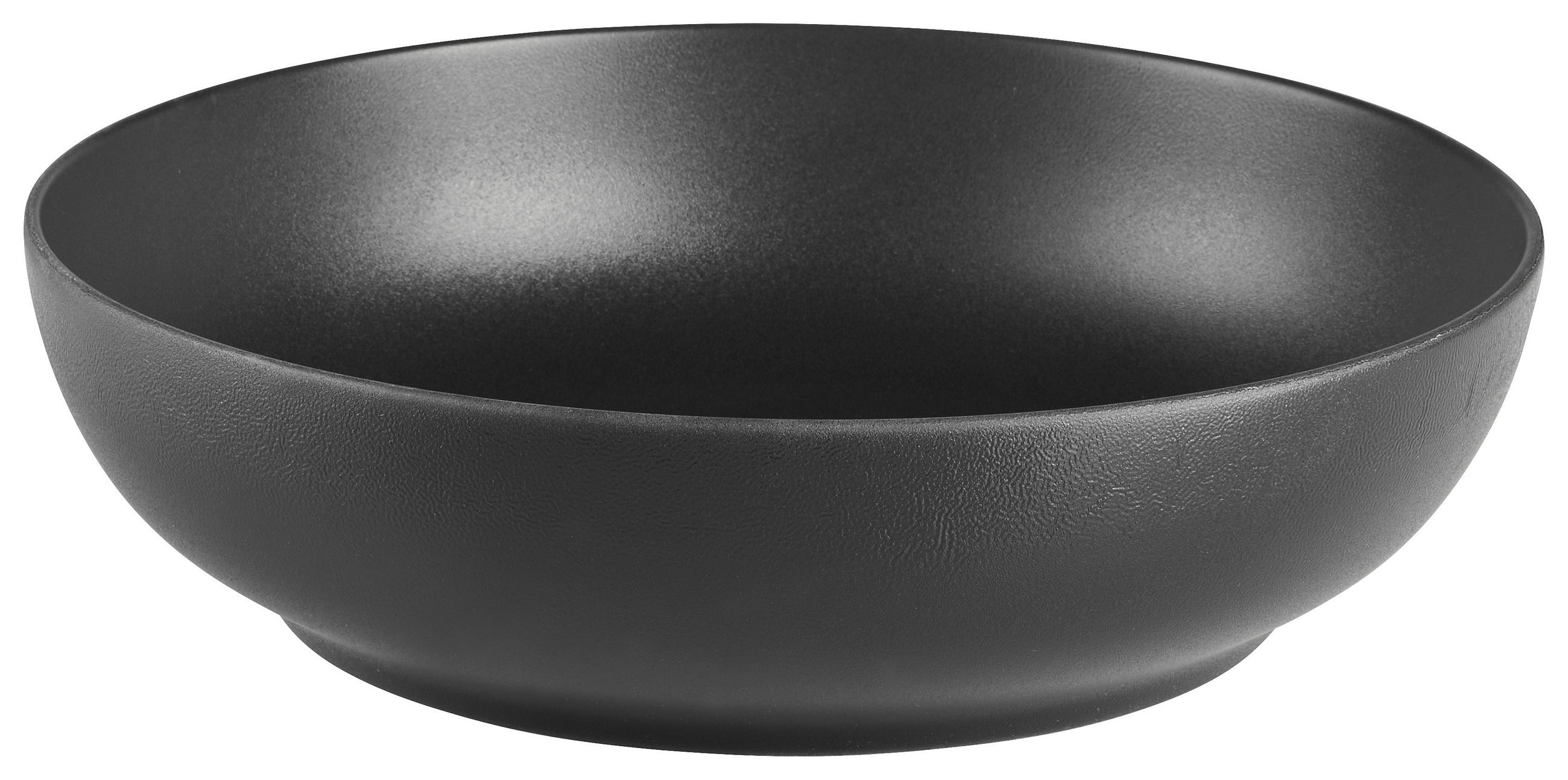 SCHALE Liberty velvet black 25 cm  - Schwarz, Basics, Keramik (25cm) - Seltmann Weiden
