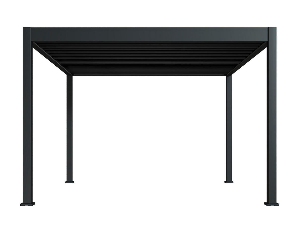 PERGOLA - Anthrazit, Basics, Metall (360/255/400cm) - Gardenson