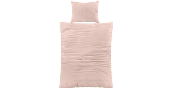 WENDEBETTWÄSCHE Musselin 140/200 cm  - Hellrosa, Basics, Textil (140/200cm) - Novel