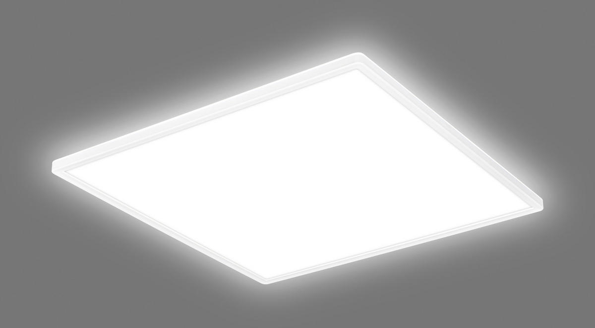 LED-PANEEL Tava 56/56/2,5 cm   - Weiß, Basics, Kunststoff (56/56/2,5cm)