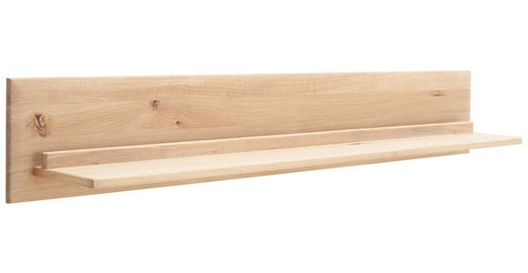 WANDBOARD Asteiche, Balkeneiche furniert, massiv Eichefarben - Eichefarben, KONVENTIONELL, Holz/Holzwerkstoff (150/24/24cm) - Cantus