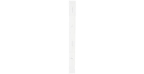 GARDEROBENPANEEL in 16/180/2 cm - Weiß, Design, Holzwerkstoff (16/180/2cm) - Moderano