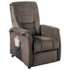 FERNSEHSESSEL Velours Braun  - Schwarz/Braun, Design, Kunststoff/Textil (77/107/88cm) - Livetastic