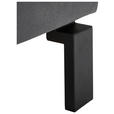 HOCKER Mikrofaser Grau  - Beige/Schwarz, Design, Textil/Metall (70/45/70cm) - Hom`in