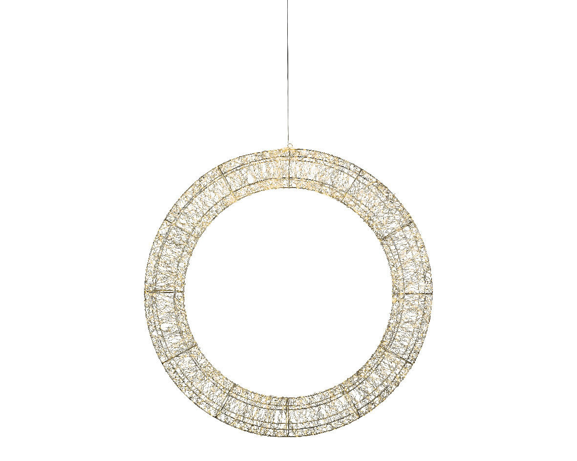 LED-WEIHNACHTSFIGUR - Silberfarben/Weiß, KONVENTIONELL, Metall (17,00/117,00/117,00cm)