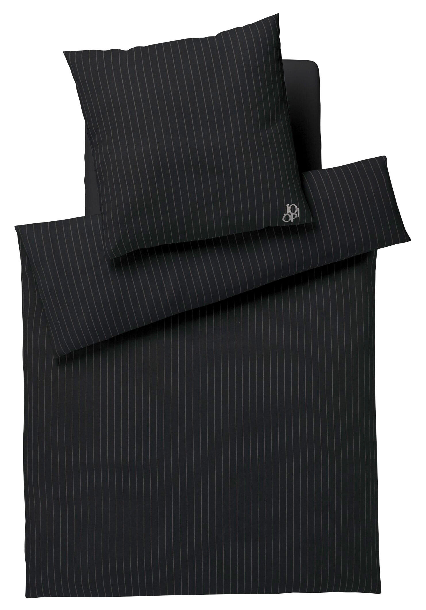 BETTWÄSCHE Flanell 135/200 cm  - Anthrazit, Design, Textil (135/200cm) - Joop!