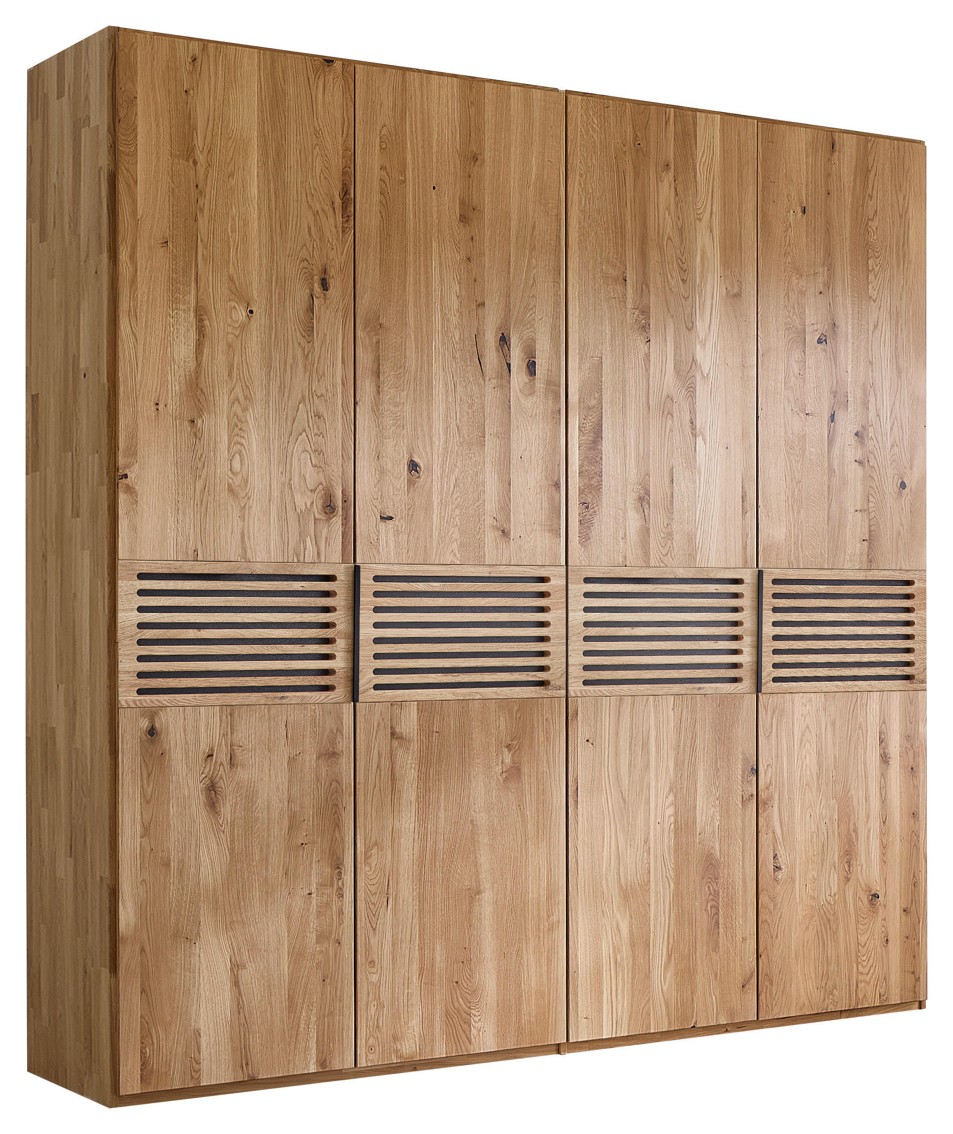 DREHTÜRENSCHRANK 202/223/62 cm,  in Eichefarben, 4 Tür(en)-türig  - Wildeiche/Eichefarben, MODERN, Holz (202/223/62cm) - Livetastic