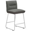 TRESENSTUHL in Metall, Textil Grau, Edelstahlfarben, Dunkelgrau  - Edelstahlfarben/Dunkelgrau, Design, Textil/Metall (48/92/54cm) - Dieter Knoll