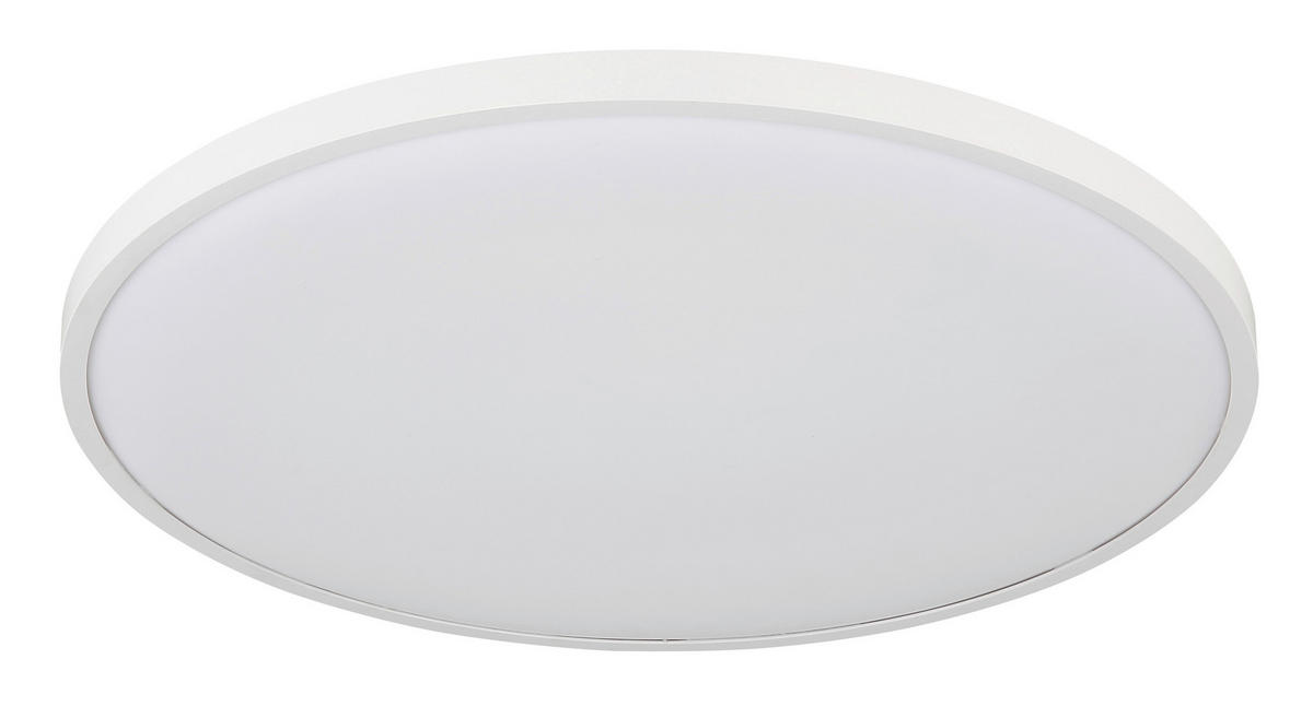 LED-DECKENLEUCHTE NIELSEN 40/4 cm   - Weiß, KONVENTIONELL, Kunststoff (40/4cm) - Globo