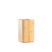 PAHAR PENTRU PERIUȚE DE DINȚI lemn  - culoare natur, Basics, lemn (7/11,7/7cm) - Sadena