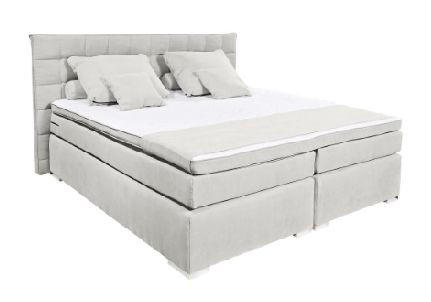BOXSPRING KREVET 160/200 cm     siva  - siva, Moderno, drvni materijal/tekstil (160/200cm) - Hom`in