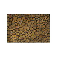 FUßMATTE 40/60 cm Desert Pebble  - Goldfarben/Braun, KONVENTIONELL, Kunststoff (40/60cm) - WECON HOME