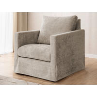 SESSELBEZUG - Beige, Design, Textil (84/89/95cm) - P & B