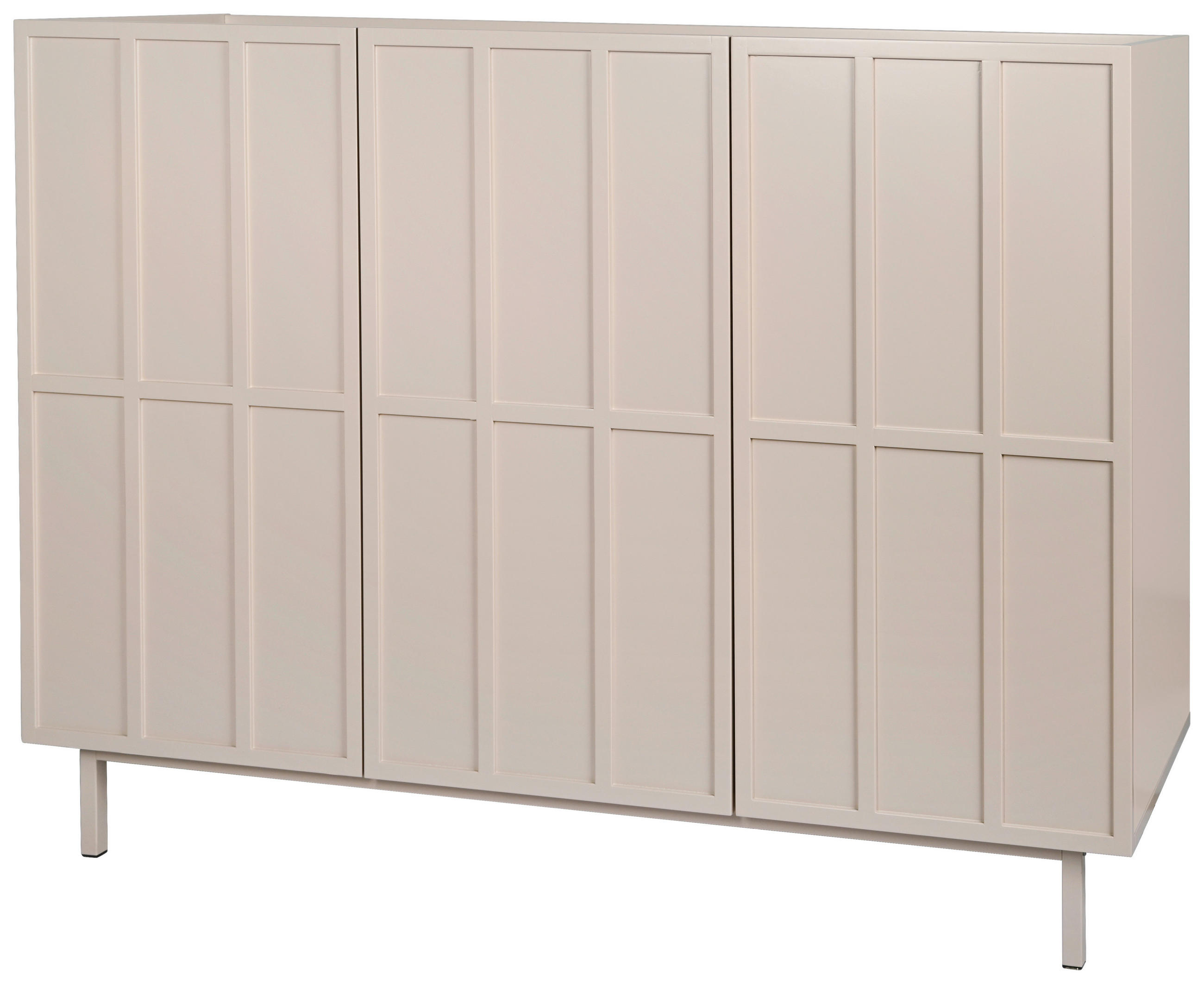 SIDEBOARD  in 120/89/40 cm  - Braun, Design, Holzwerkstoff/Metall (120/89/40cm) - Livetastic