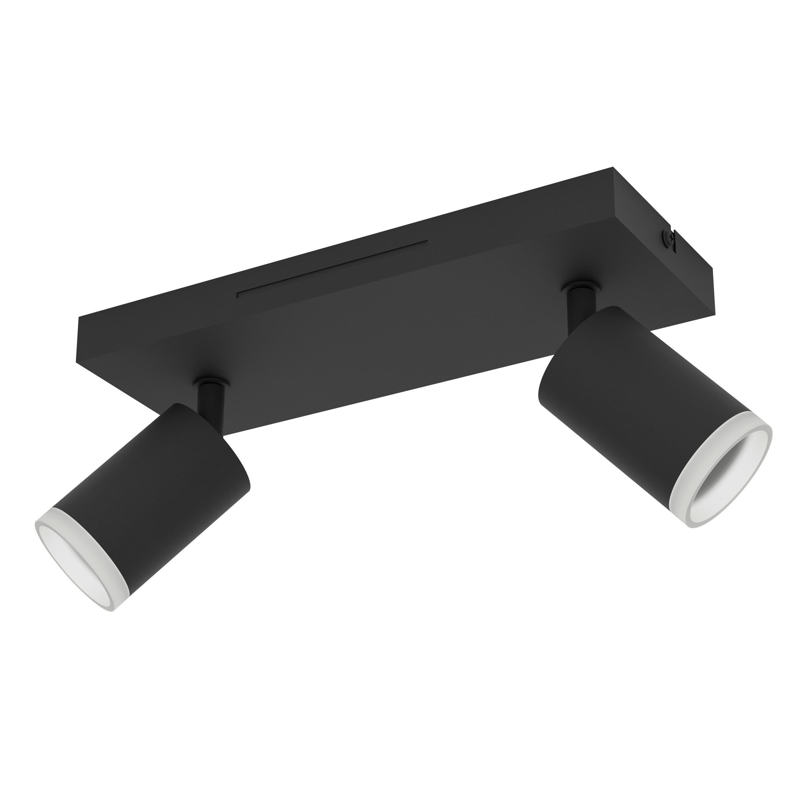 LED-DECKENSTRAHLER Melitello-Z 25.0/10.5/8.0 cm   - Schwarz, MODERN, Metall (25.0/10.5/8.0cm) - Eglo