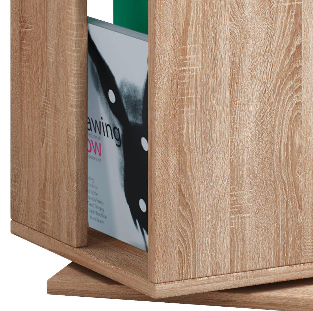 DREHREGAL  34/74/34 cm Sonoma Eiche  - Sonoma Eiche, Basics, Holzwerkstoff (34/74/34cm) - MID.YOU