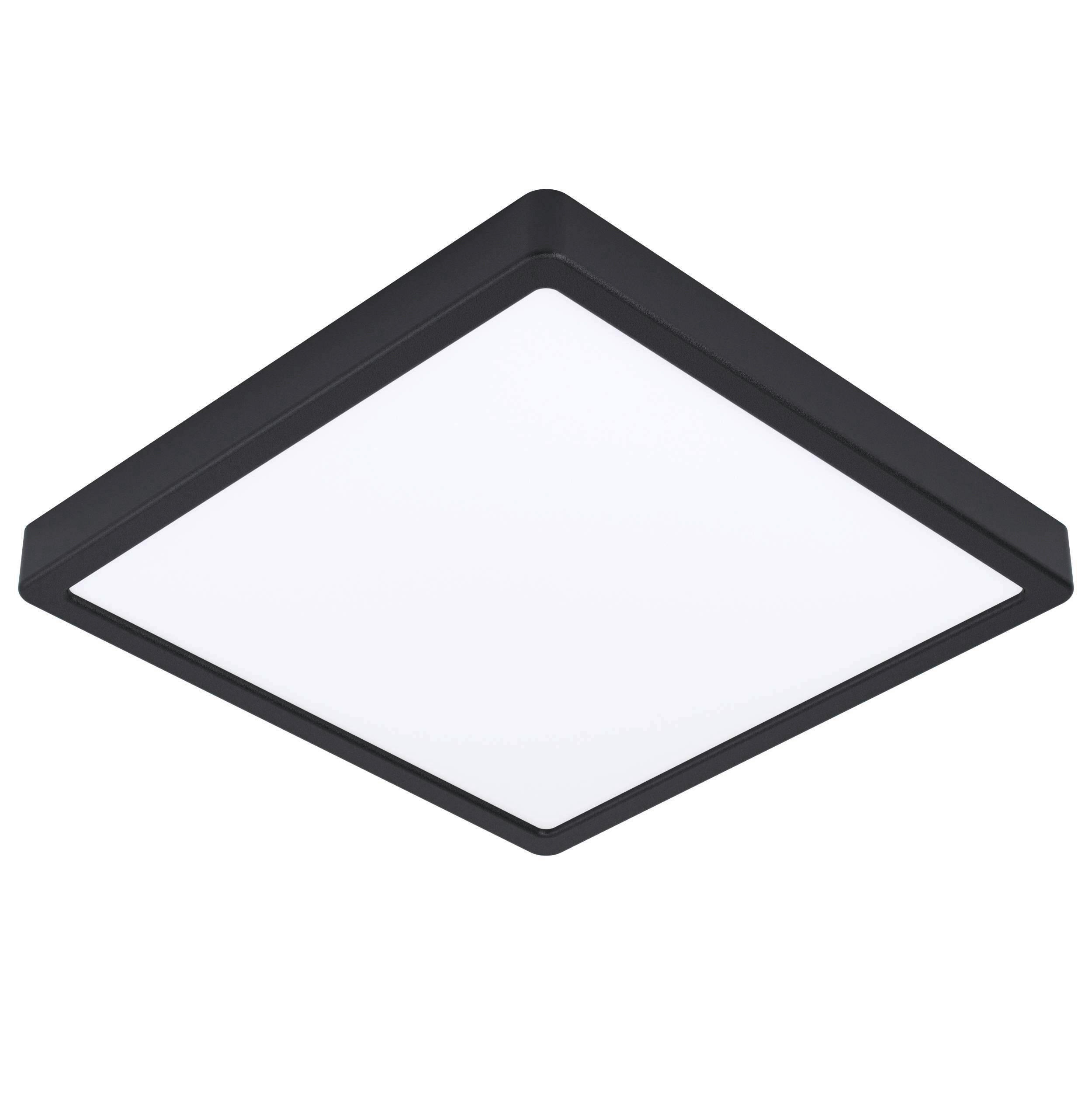 AUSSENDECKENLEUCHTE - Weiss/Schwarz, Basics, Kunststoff/Metall (28,5/28,5/3cm) - Eglo