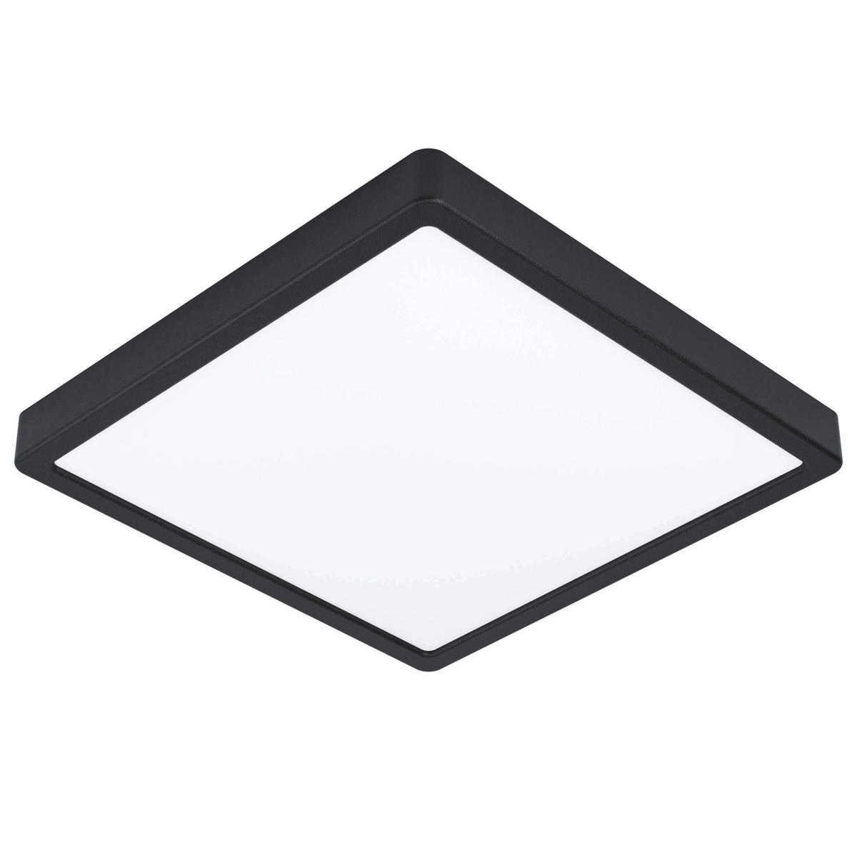 AUSSENDECKENLEUCHTE - Weiss/Schwarz, Basics, Kunststoff/Metall (28,5/28,5/3cm) - Eglo