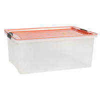 AUFBEWAHRUNGSBOX     - Koralle, KONVENTIONELL, Kunststoff (40/25/57cm) - Rotho