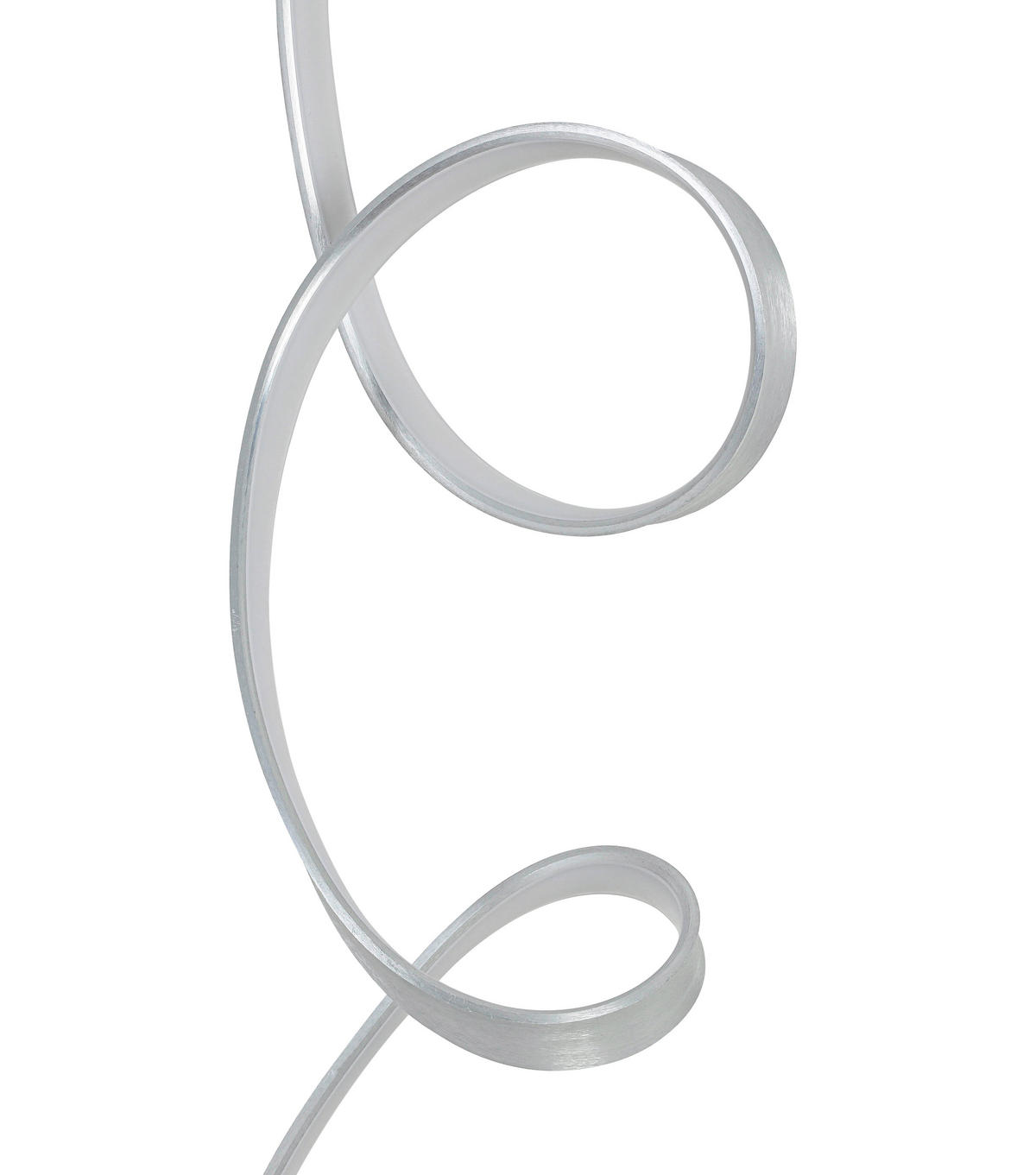 LAMPADAR CU LED - culoare aluminiu, Lifestyle, plastic/metal (24/30,3/156,7cm) - Novel