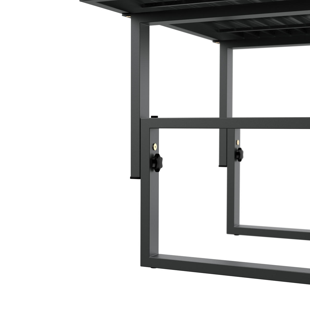 LOUNGE GARNITURA jeklo  - siva, Design, kovina (176/100/71/46/67/74,5/60,5cm) - Ambia Garden