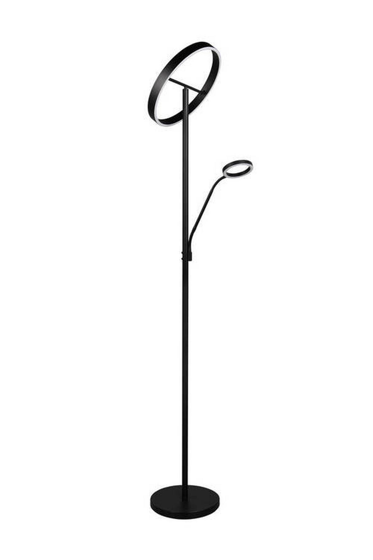 LED-STEHLEUCHTE - Schwarz, Design, Metall (40/180cm) - Trio Leuchten