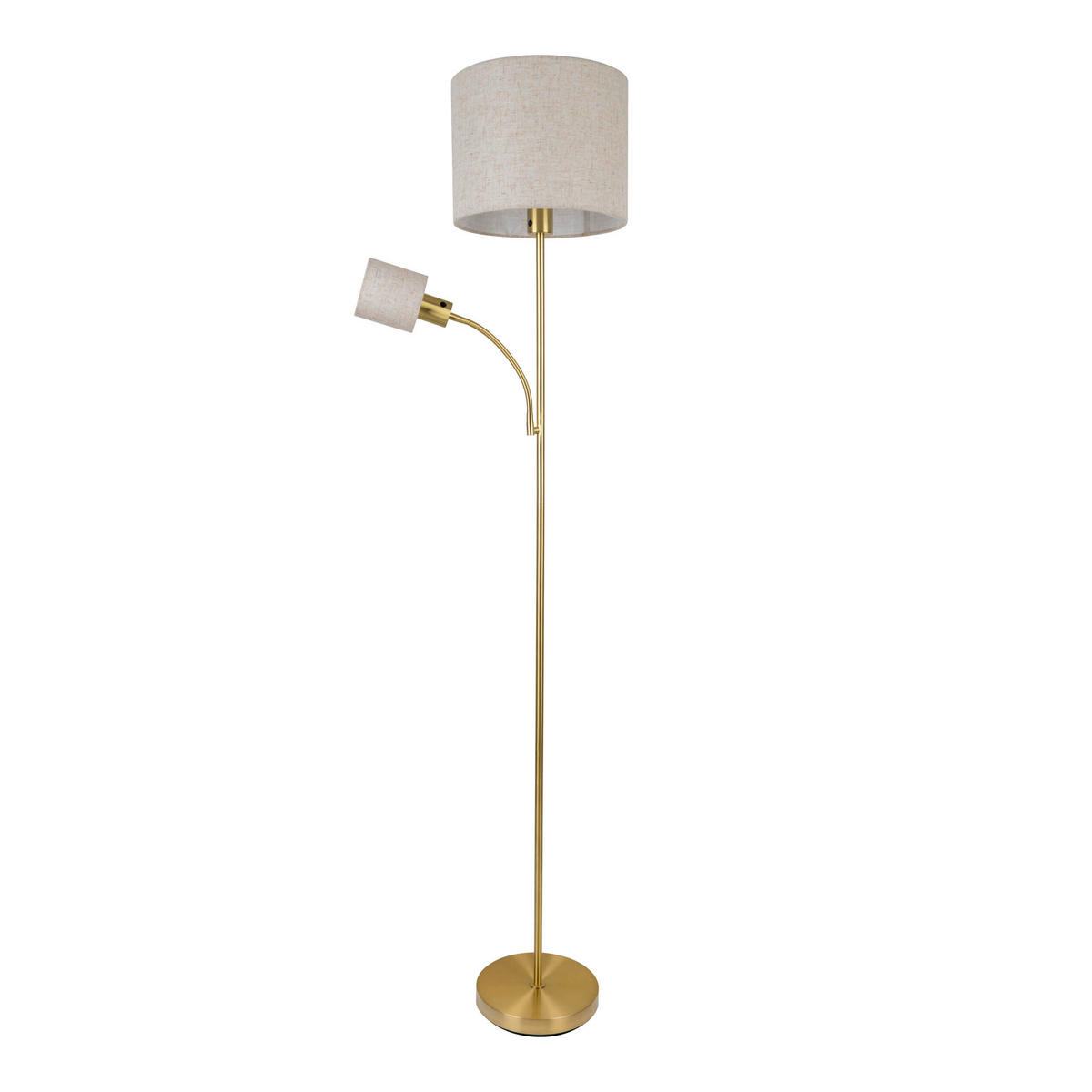 STEHLEUCHTE 30/30/165 cm    - Weiß, Design, Kunststoff/Metall (30/30/165cm) - Näve