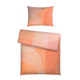 BETTWÄSCHE TANJA Satin 140/200 cm  - Aprikose, Design, Textil (140/200cm) - Novel