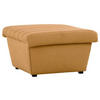 HOCKER Webstoff Senfgelb  - Senfgelb/Schwarz, Design, Kunststoff/Textil (74/43/85cm) - LOOKS by W.Joop