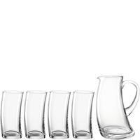 GLÄSERSET SWING  5-teilig  - Klar, Basics, Glas (30,2/22,8/16,5cm) - Leonardo