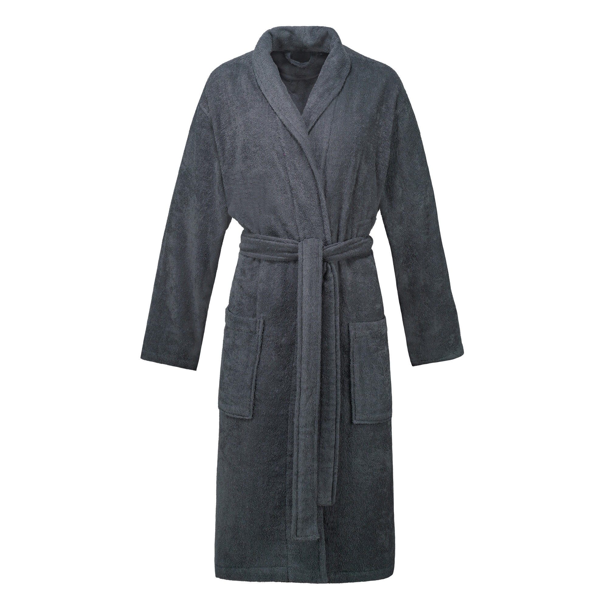 BADEMANTEL L Unisex  - Grau, Basics, Textil (Lnull) - Vossen