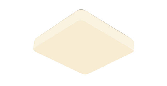 LED-Deckenleuchte Jona - Weiß, MODERN, Kunststoff/Metall (26/26/6cm) - Luca Bessoni