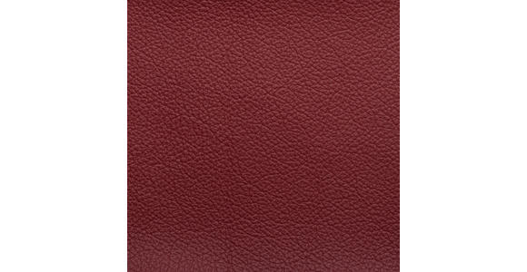 POLSTERBETT 200/200 cm,  in Rot, gepolstertes Kopfteil,  - Rot/Schwarzchrom, KONVENTIONELL, Leder/Metall (200/200cm) - Esposa