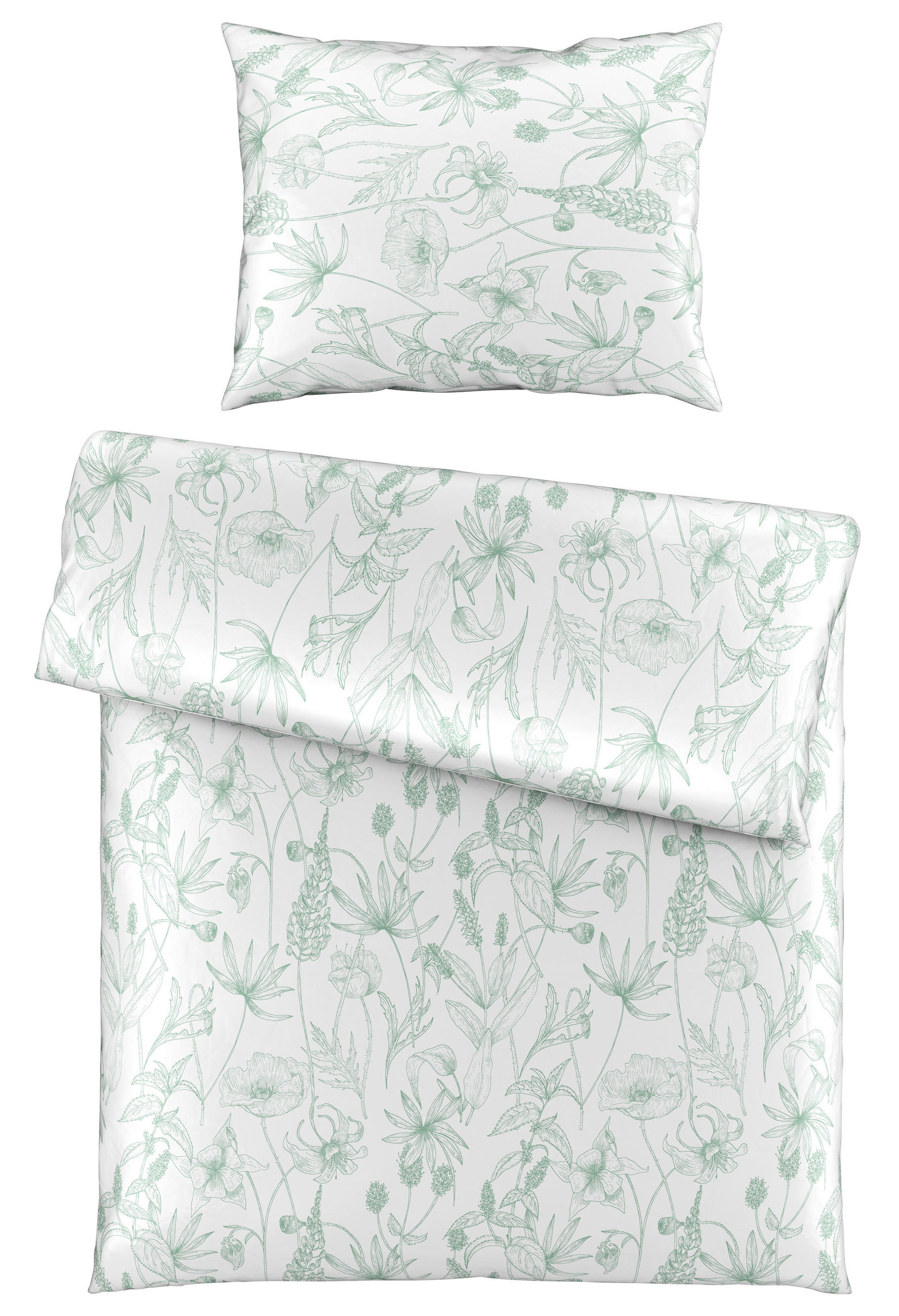 POSTELJNINA SELINA 140/200 cm renforcé zelena  - zelena, Konvencionalno, tekstil (140/200cm) - Esposa