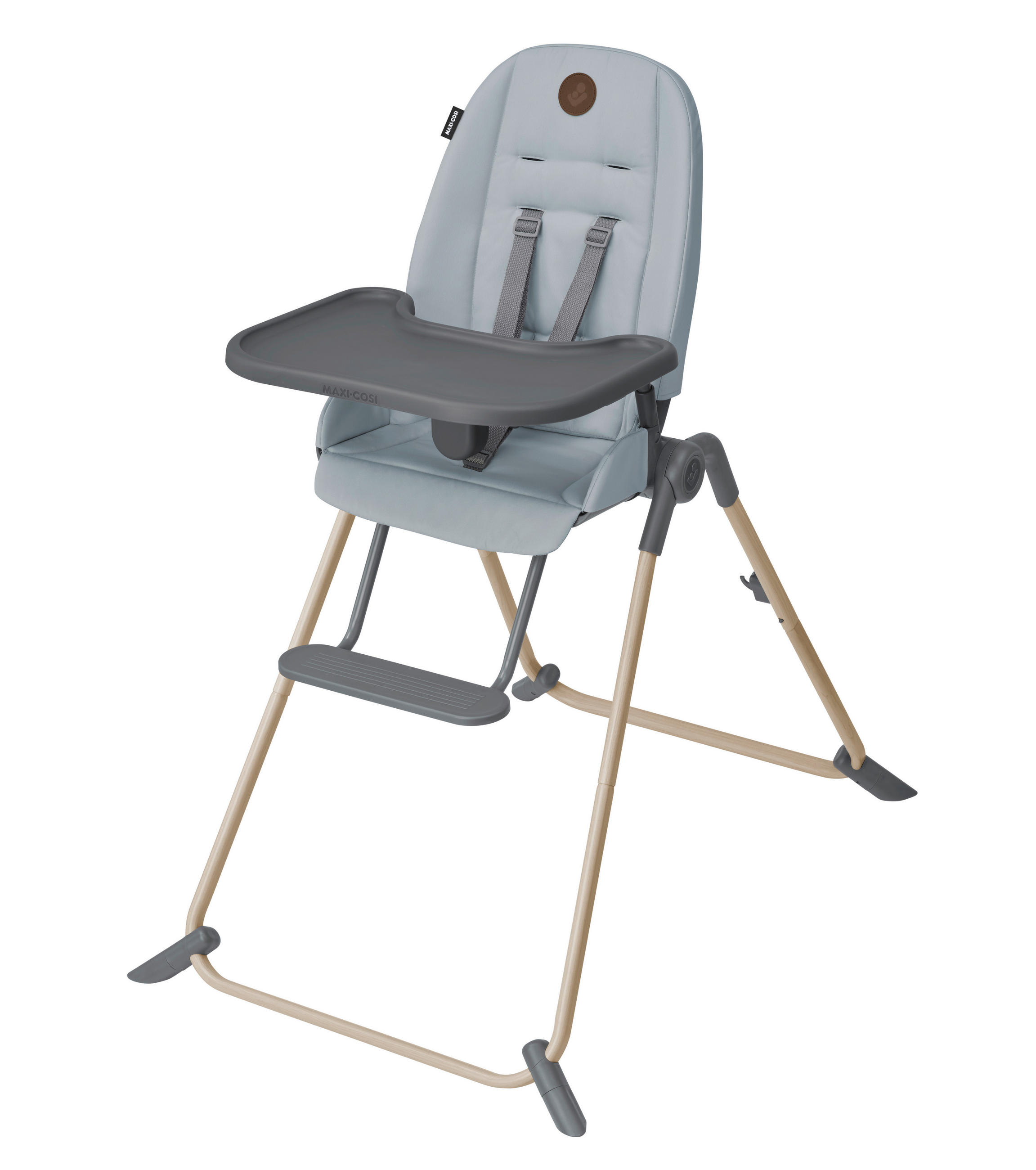 HOCHSTUHL Grau, Hellgrau Beyond Grey  - Hellgrau/Grau, Basics, Kunststoff/Metall (63,5/104,5/88cm) - Maxi-Cosi