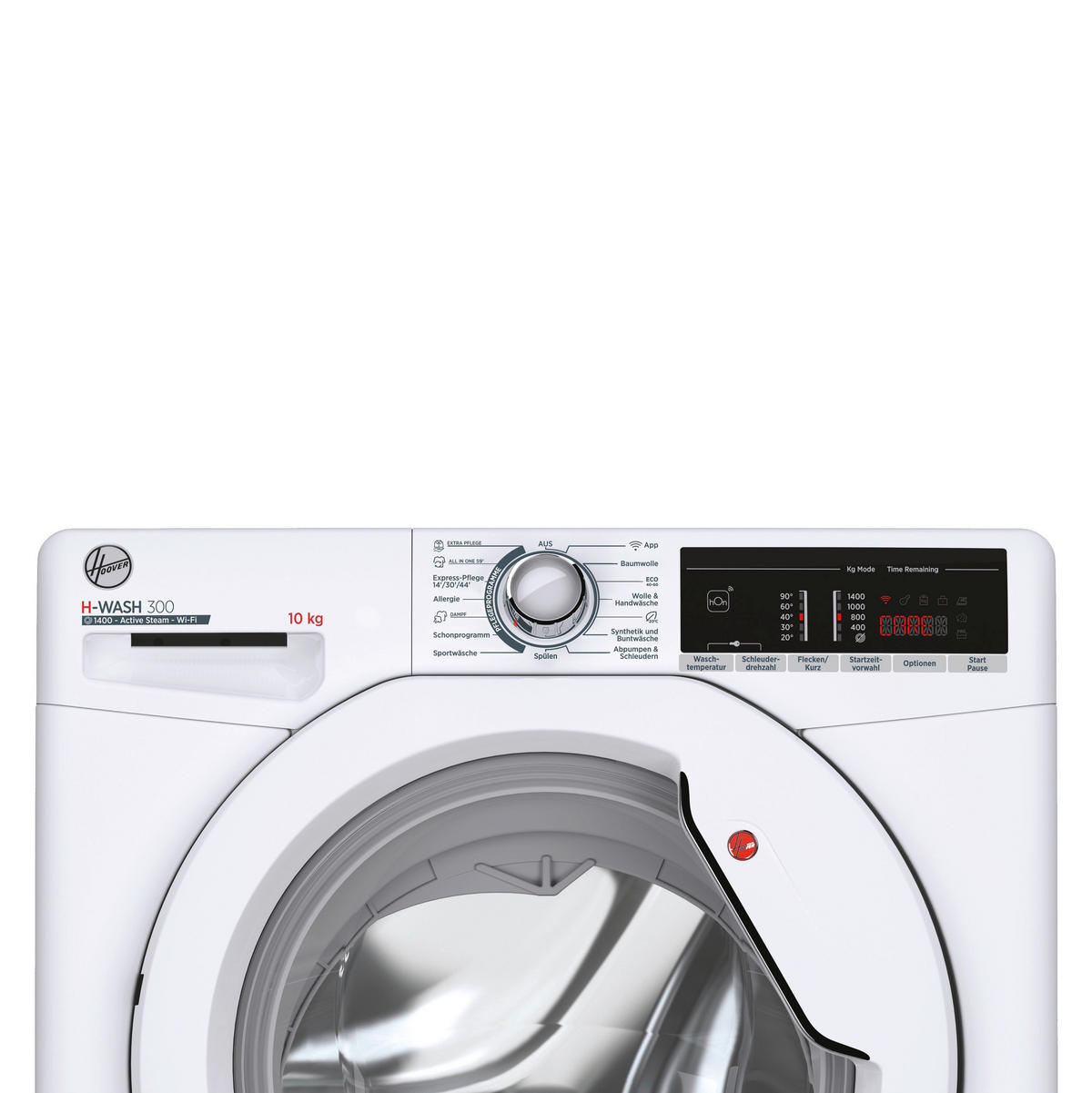 WASCHMASCHINE H3WOSQ4105TA4-84   - Weiß, Basics, Glas/Kunststoff (60/85/58cm) - Hoover