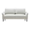 3-SITS SOFFA i vävt tyg cremefärgad  - svart/cremefärgad, Modern, trä/textil (183/85/92cm) - MID.YOU