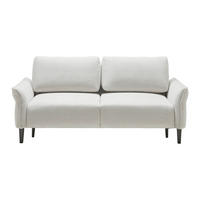 3-SITS SOFFA i vävt tyg cremefärgad  - svart/cremefärgad, Modern, trä/textil (183/85/92cm) - MID.YOU
