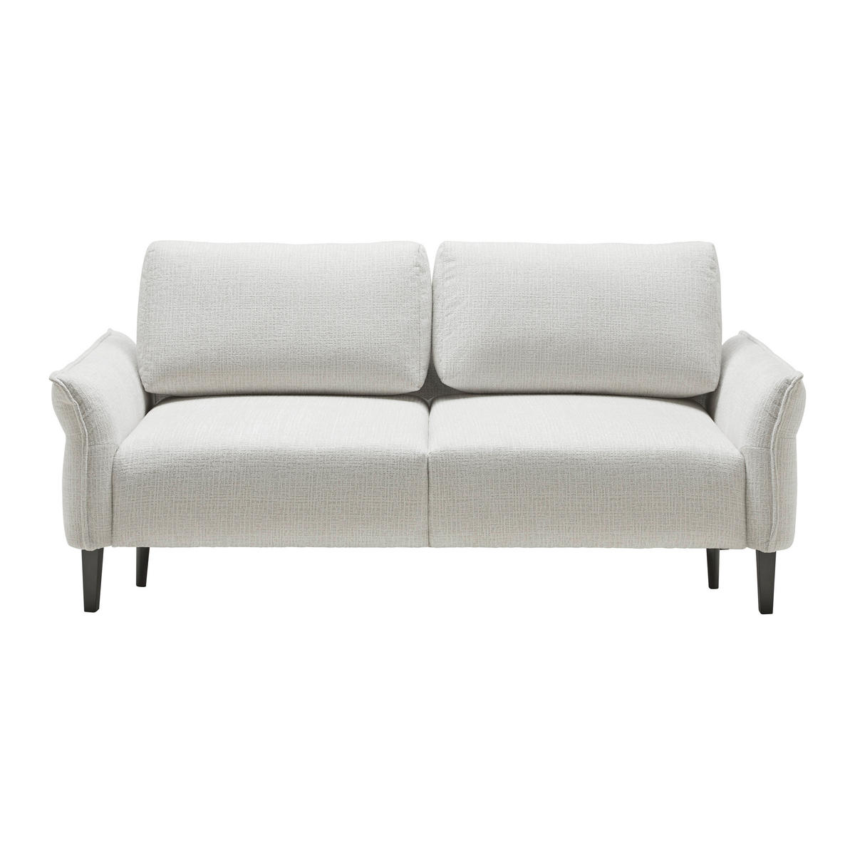 3-SITS SOFFA i vävt tyg cremefärgad  - svart/cremefärgad, Modern, trä/textil (183/85/92cm) - MID.YOU