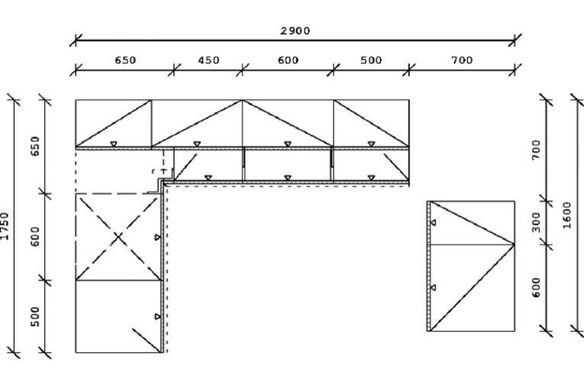ECKKÜCHE  in Graphitfarben, Eichefarben, Hellgrau  - Edelstahlfarben/Eichefarben, Basics, Holzwerkstoff/Metall (175/285/90cm) - Venda