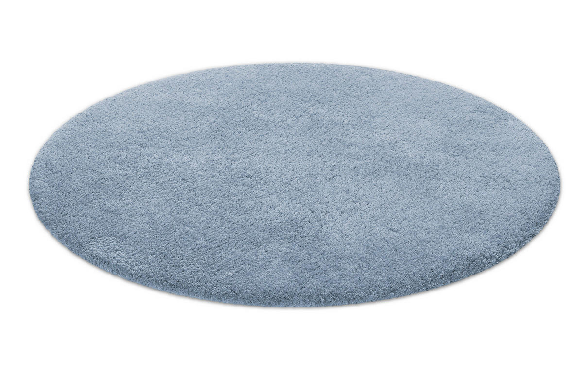 BADTEPPICH Blau 90 cm  - Blau, Basics, Kunststoff/Textil (90cm) - WECON HOME