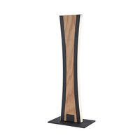 LED-TISCHLEUCHTE Ella 16/40,8/10 cm   - Eichefarben/Schwarz, Natur, Holz/Kunststoff (16/40,8/10cm) - Novel