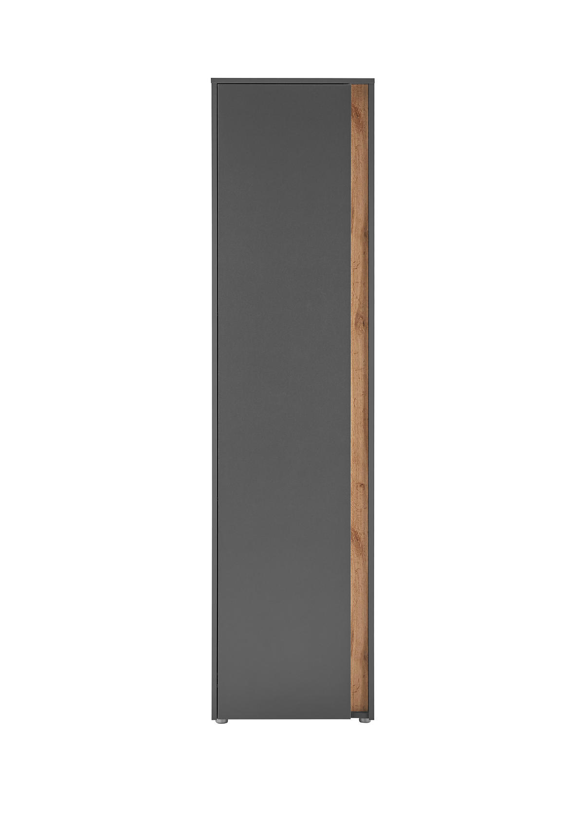 GARDEROBENSCHRANK  in 50/200/40 cm  - Anthrazit/Eiche Wotan, Design, Holzwerkstoff/Kunststoff (50/200/40cm) - Modante