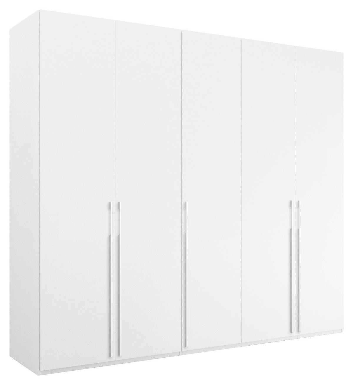 DREHTÜRENSCHRANK in Weiss  - Weiss, Trend, Holzwerkstoff/Metall (251/223/60cm) - Novel