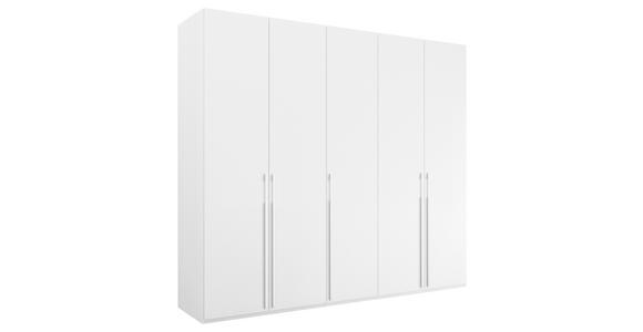 DREHTÜRENSCHRANK  in Weiß  - Weiß, Trend, Holzwerkstoff/Metall (251/235/60cm) - Novel