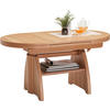 COUCHTISCH in Metall, Holzwerkstoff 125-165,5/71/56-75 cm  - Wildeiche, Konventionell, Holzwerkstoff/Metall (125-165,5/71/56-75cm) - Venda